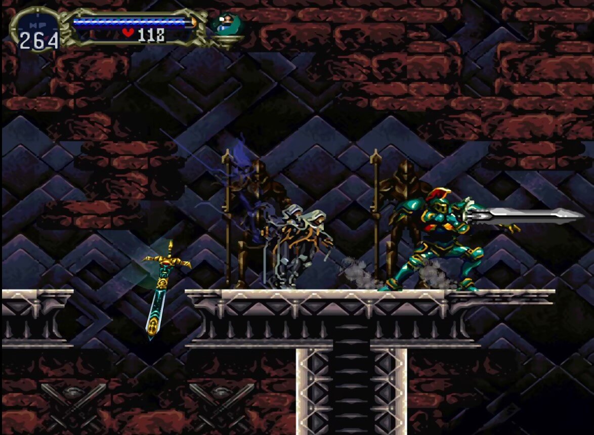 Castlevania Symphony of the Night - геймплей игры на PlayStation